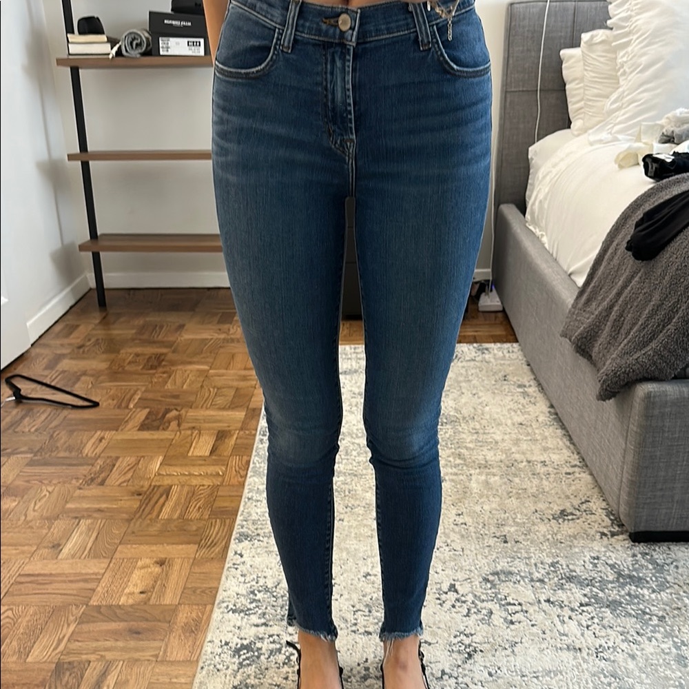 J Brand Blue Skinny Jeans